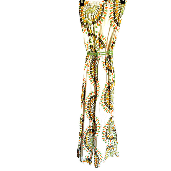 NWT LUXURY BOHO STRAPLESS LINEN JUMPSUIT SIZE XS - Picture 4 of 8